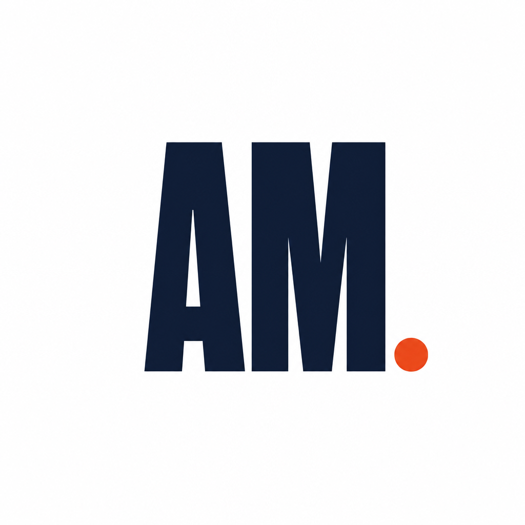 Aiden Made monogram — AM.